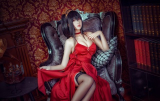 碧蓝航线cos图片动漫美女大凤cos写真