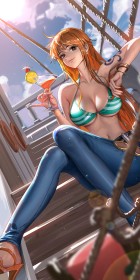 《航海王》娜美4k手机壁纸