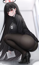 《蔚蓝档案》调月里约5k手机壁纸