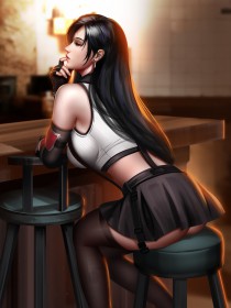 《最终幻想》蒂法·洛克哈特8k手机壁纸