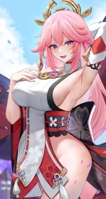 《原神》八重神子4k手机壁纸
