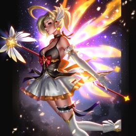 《守望先锋》天使4k壁纸