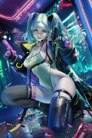 《赛博浪客》丽贝卡2k手机壁纸