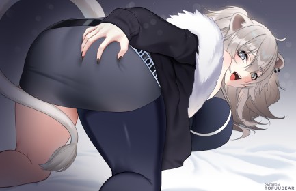 狮白牡丹5k电脑桌面壁纸
