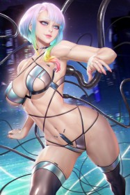 《赛博浪客》露西2k手机壁纸