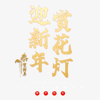 迎新年赏花灯
