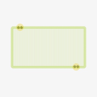 手绘清新绿标签对话框免费下载