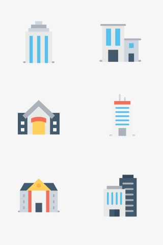 各种高楼大厦楼房建筑