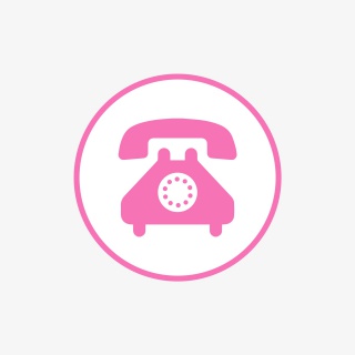 暖色系电话机小图标