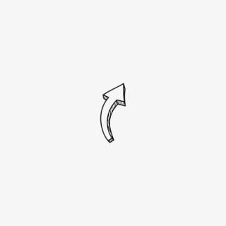 手绘曲线线条箭头