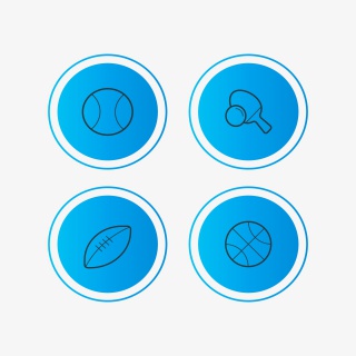 球类运动图标合集