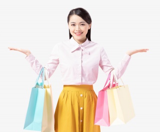 女性购物逛街