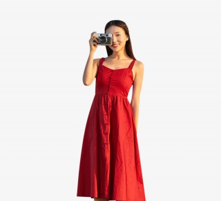 文艺清新美女拍照