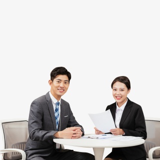 面试官与面试女青年