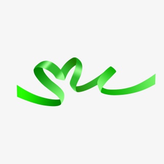 绿色丝带免扣素材