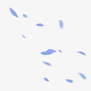 淡蓝色小清新治愈花瓣