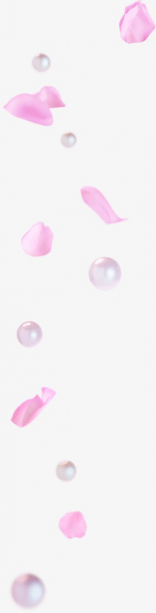 漂浮的玫瑰花花瓣