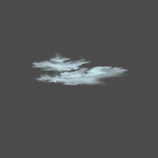 白色天气云朵免抠