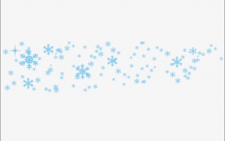蓝色雪花