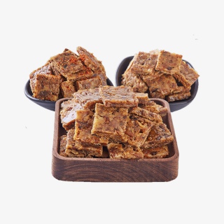 产品实物三味猪肉条