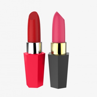 仿真口红化妆品免抠素材