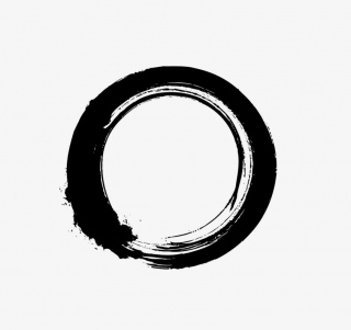 黑色水墨墨迹