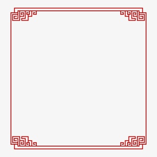 中国风传统红色边框