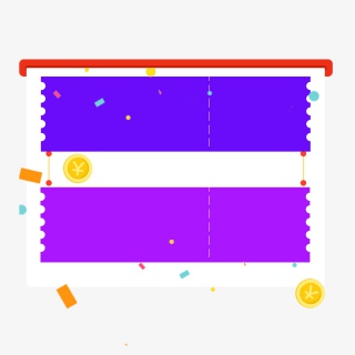 缤纷彩色炫丽边框png