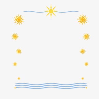 小清新边框夏日PNG