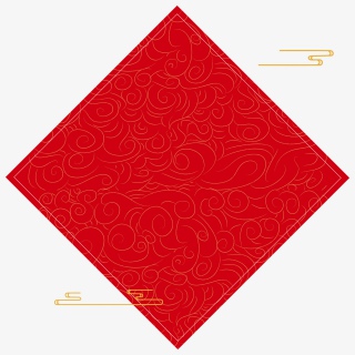新年红色喜庆云纹祥云简约背景装饰
