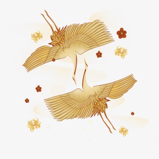 重阳节仙鹤