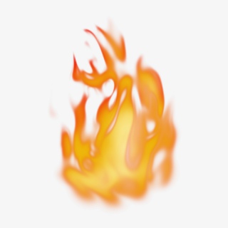 节日金黄色真实火焰效果