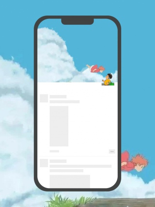 波妞宗介情侣朋友圈背景头像套图