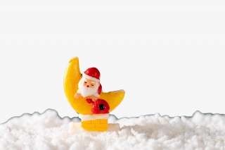 雪地里的圣诞老人