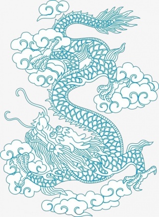 国潮中国潮流文化飞龙腾云
