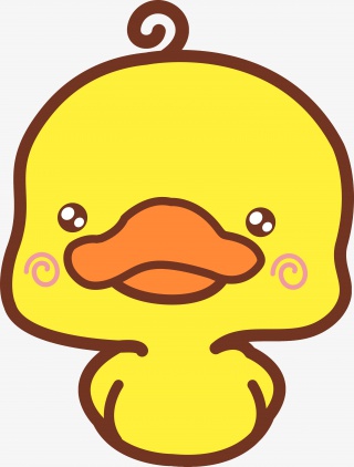 可爱的萌萌小黄鸭