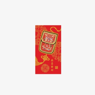 手绘新年红包素材