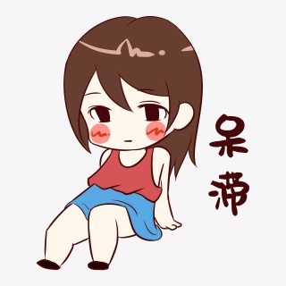女生发呆表情包