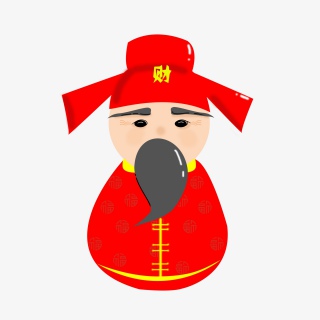 卡通喜庆财神爷