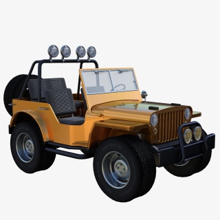 吉普车的3D造型效果图