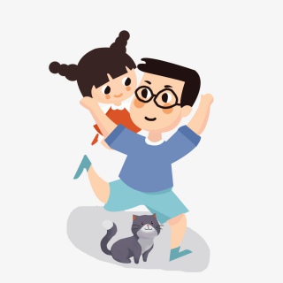 小清新父亲节装饰元素