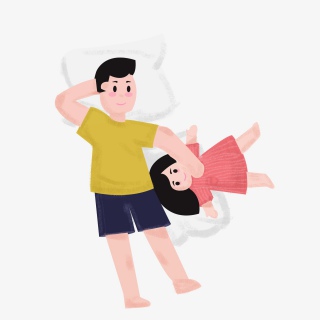 父亲节卡通设计素材