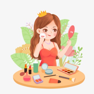 妇女节女生节化妆女性