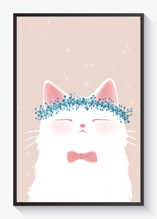 动物插画萌宠系列猫咪