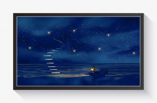 治愈系天空星空情感