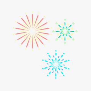 元旦新年节日促销烟花散花漂浮物