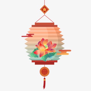 装饰元素国风节庆灯笼边框通用素材