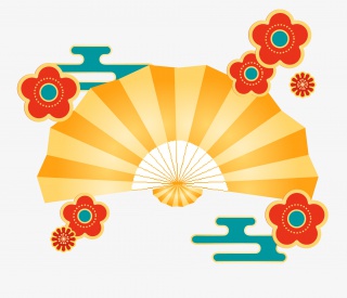 中国风扇子