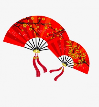 中国风扇子素材
