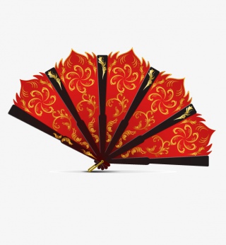 中国风扇子素材